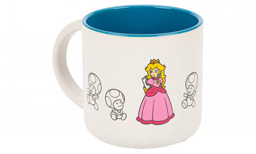 Peach & Toads Mug - Merchandise - Mericube.uno