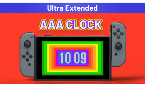 AAA Clock Ultra Extended for Nintendo Switch - Mericube.uno