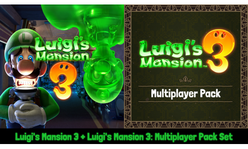 Luigi's Mansion™ 3 + Multiplayer Pack Set for Nintendo Switch - Mericube.uno