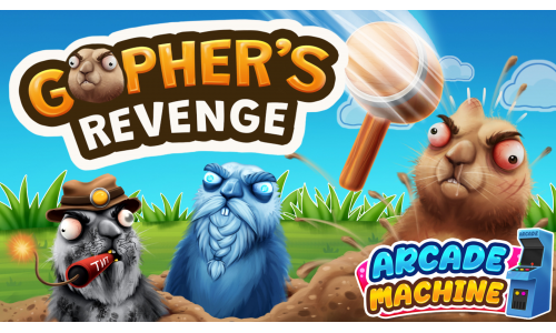 Arcade Machine: Gopher's Revenge for Nintendo Switch - Mericube.uno