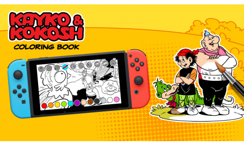 Kayko & Kokosh Coloring Book for Nintendo Switch - Mericube.uno